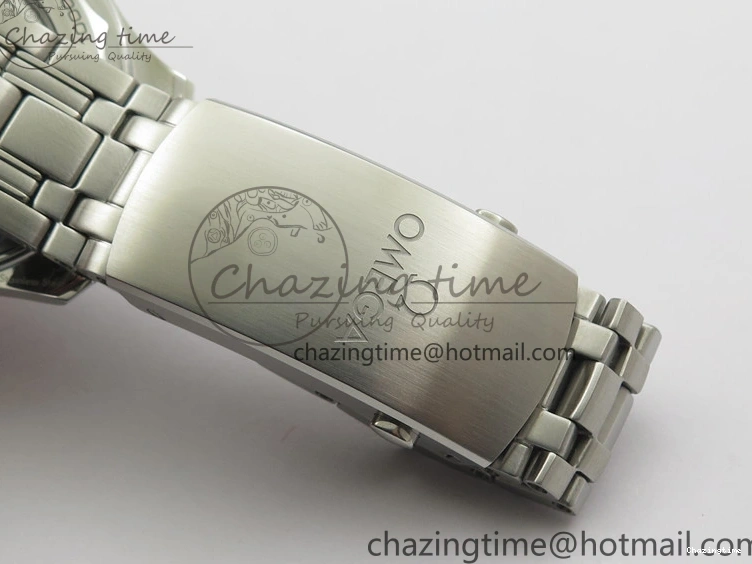 0401 Seamaster Diver 300M ORF 1:1 Best Edition Blue Ceramic Gray Dial on SS Bracelet A HighQuality 7867